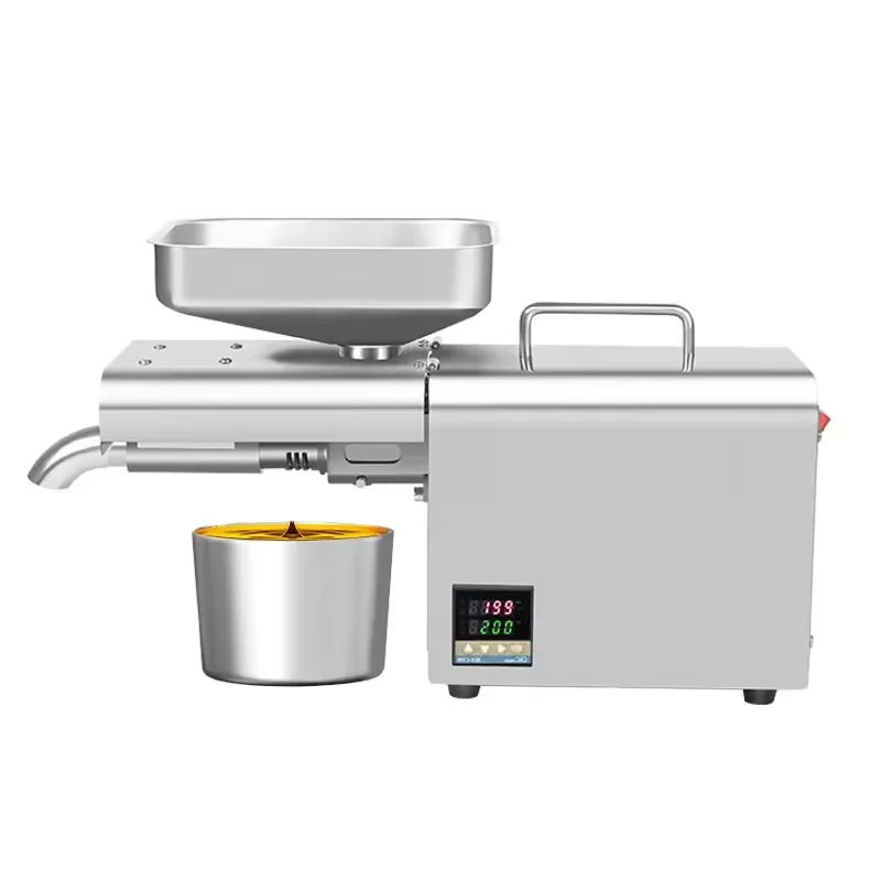 Stainless Steel Small Business Cooking Oil Press Machine Olive Oil Press Automatic Oil Press Machine