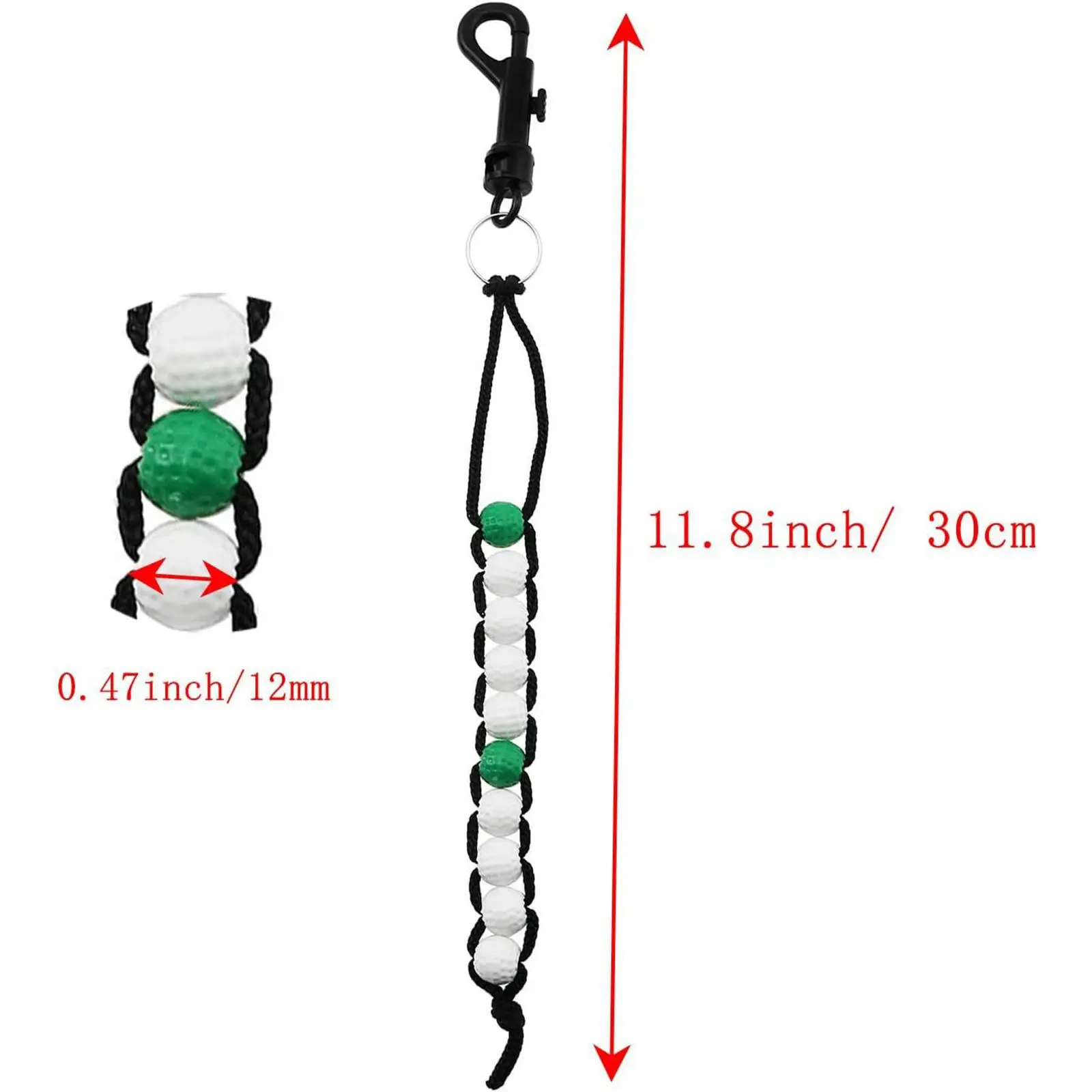 Golf Stroke Counter Accessories Sturdy High Performance Gifts Multi Colored Sports Stroke Score Count Equipment for Men Women