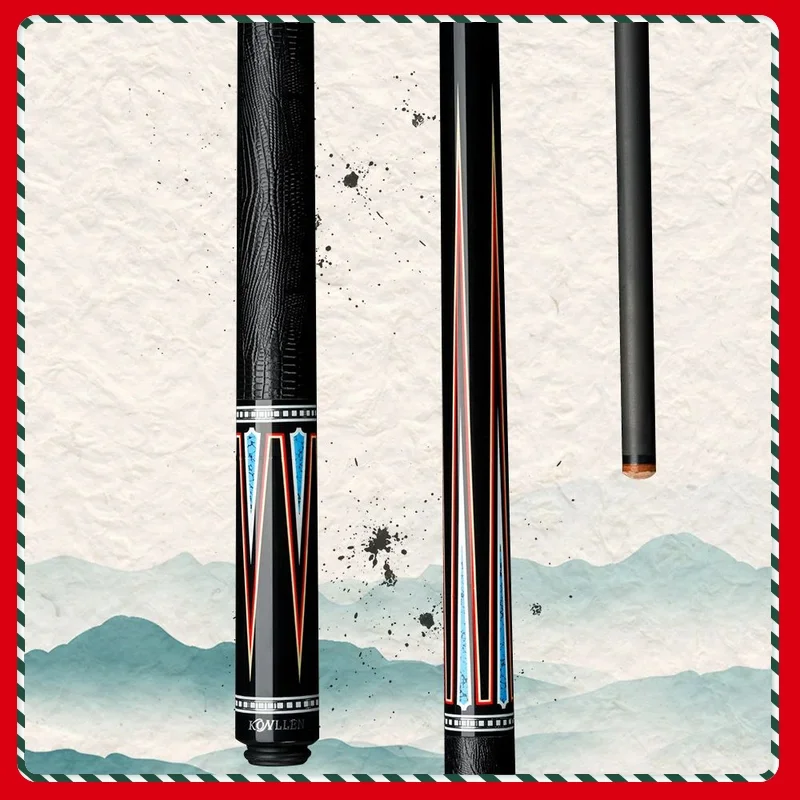 

KONLLEN Carbon Fiber Billiards Pool Stick Carbon Energy Shaft 3/8*8 Radial Pin Joint Technology Shaft Embedded 4 Carbon Tubes