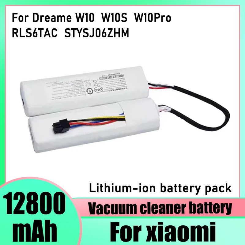 14.4V lithium-ion battery, for Dreame W10 W10s W10Plus W10Pro STYTJ06ZHM robot vacuum cleaner battery replacement