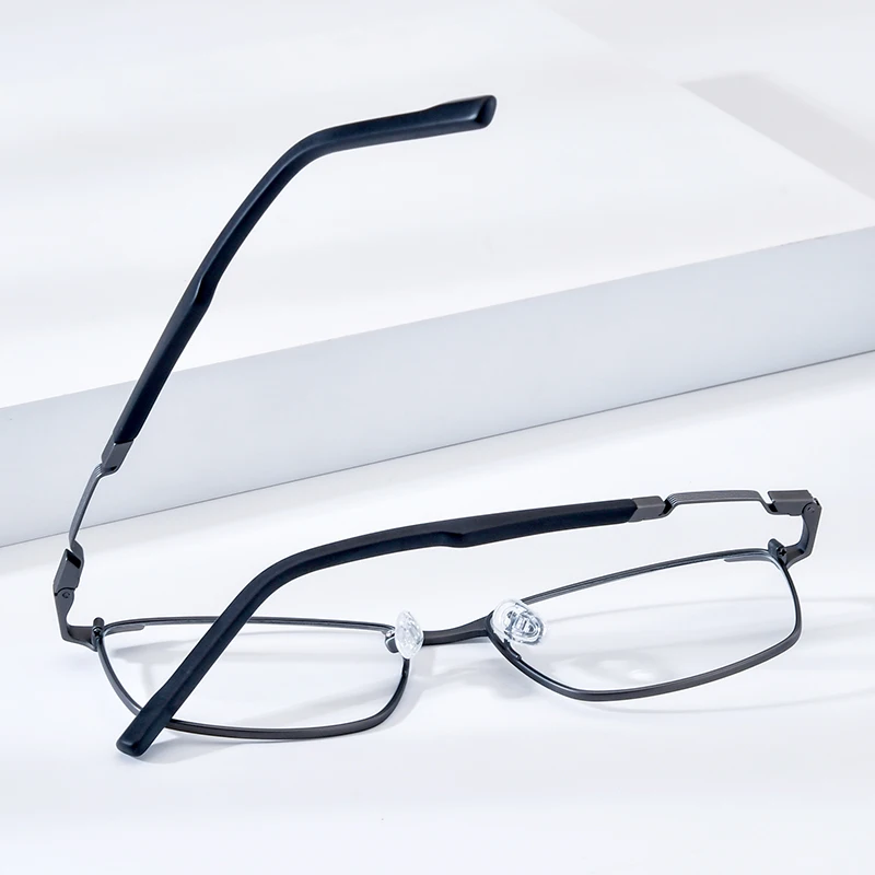FONEX Titanium Eyeglasses Frame Men Brand Design Square Ultralight Glasses Japanese Ultralight-Weight High Quality Eyewear 85916