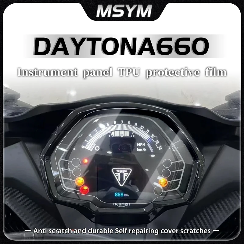 

For Triumph Daytona 660 DAYTONA660 Accessories Scratch Cluster Screen Dashboard Motorcycle Protection Instrument Film Dashboard