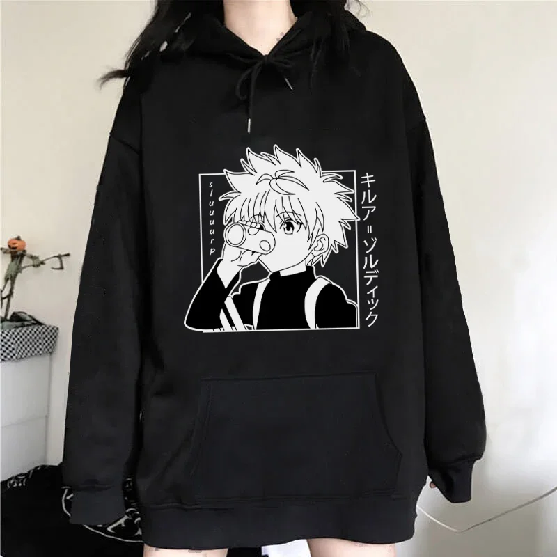 Hunter X Hunter Anime Hoodie voor Mannen Vrouwen Kurapika Manga Sweatshirts Fleece Herfst Winter Gothic Harajuku Capuchon