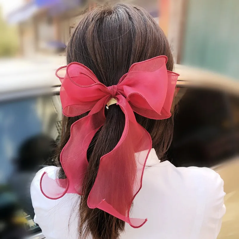 Matte Fishtail Silk Organza Ribbon Roll for Gift Wrapping Flowers, Bouquet Packaging Bow Material Hair Ornament Decoration Gauze