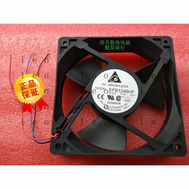 DD  1 PCS  for  DELTA Fan EFB1248HF DC48V 0.15A 12032  120*32MM 3 wire server cooling fan