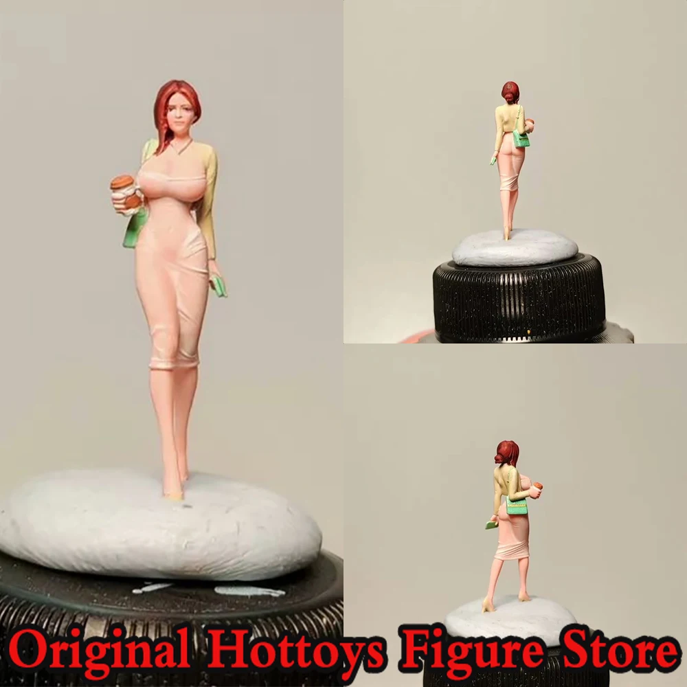 

Коллекционная фигурка-кукла: Женщина-солдат в масштабе 1/64, миниатюрная скульптура, полностью раскрашенная, около 2,7 см, подарок для коллекционеров