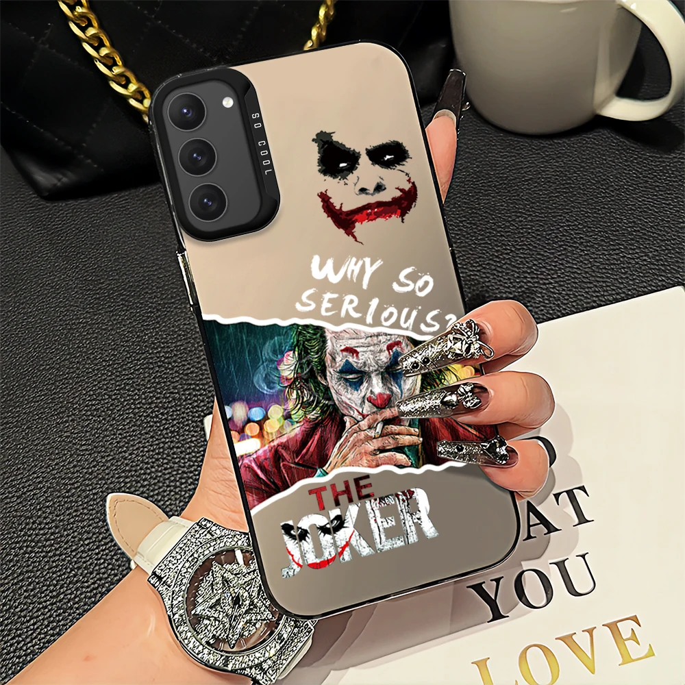 Creative Fashion Crazy J-Jokers Smiles  Phone Case for  For Samsung Galaxy S24 S23 S22 S21 S20 FE Ultra Plus 4G 5G  Fall Matte