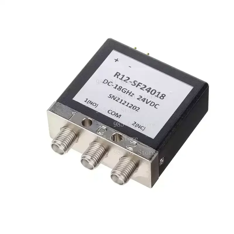 12V 24V RF Coaxial Switch SMA SPDT Mechanical Relay Switch DC-18GHz