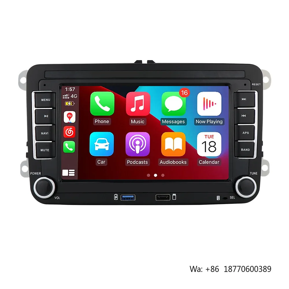 7 Inch Car Stereo for Volkswagen  Universal VW Golf Polo Beetle Amarok Touran Polo passat Jetta Amarok Auto Radio Carplay