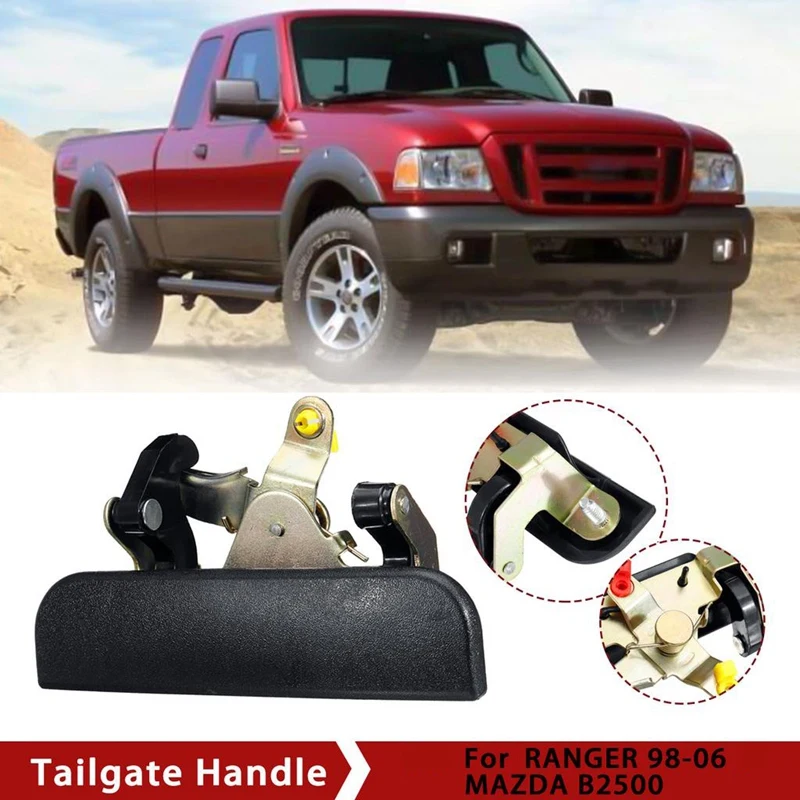Porta Traseira Trunk Alça para Ford Ranger Mazda B2500 Captador 1999 2000 2001 2002 2003 2004 2005 2006 2007
