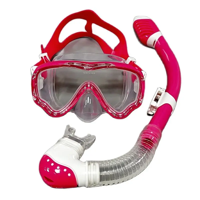 2023 New Professional Snorkel Diving Mask and Snorkels Goggles Glasses Diving Swimming Tube Set Snorkel Child Unisex