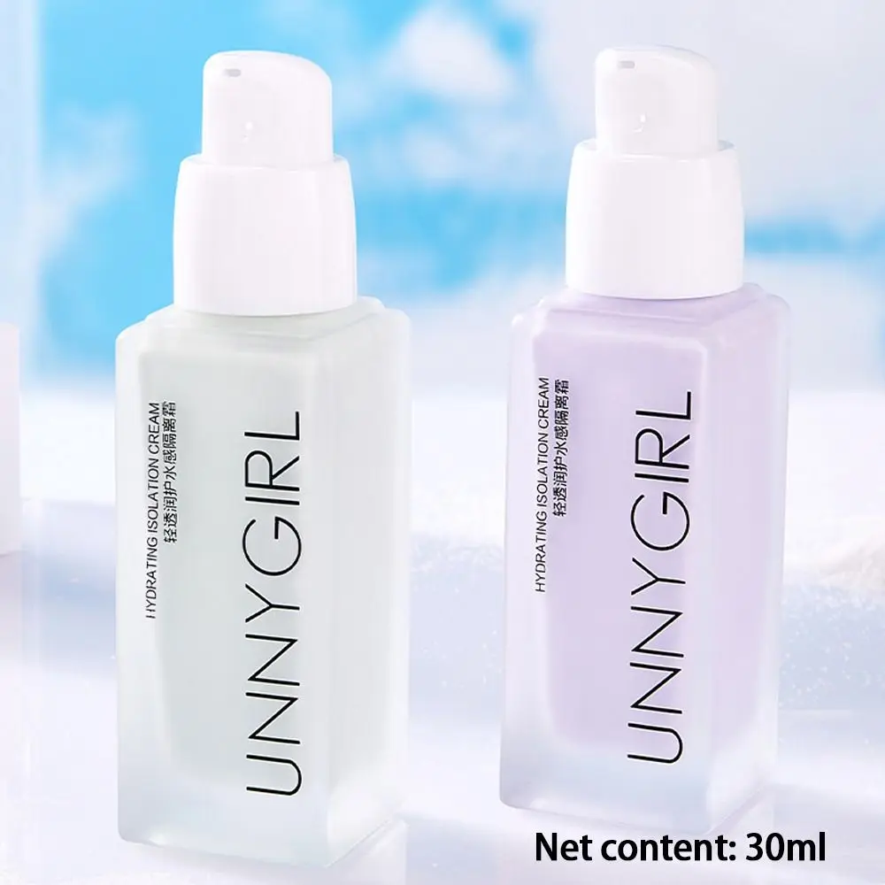 Nouveau Crème d'isolation hydratante visage éclaircir maquillage longue durée apprêt correcteur cosmétiques