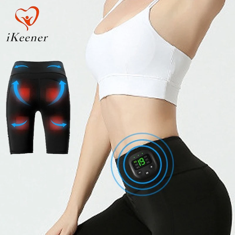 

Massage Pants EMS Muscle Stimulation Five Pants 6 Modes Lift Buttocks Shape Slimming Legs Yoga Pants for Women