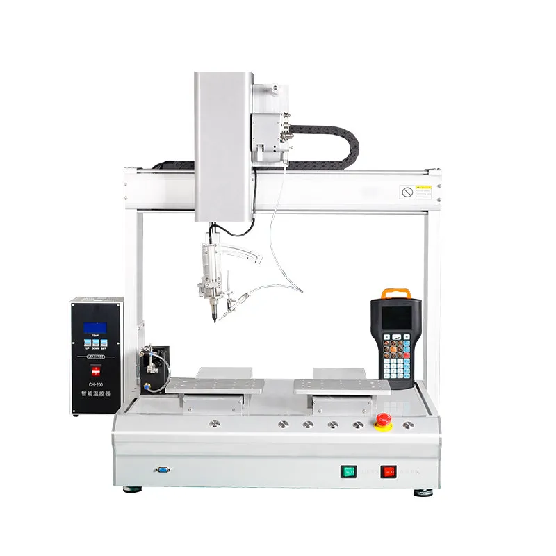 Automatic soldering machine, three-axis four-axis single and double station soldering machine