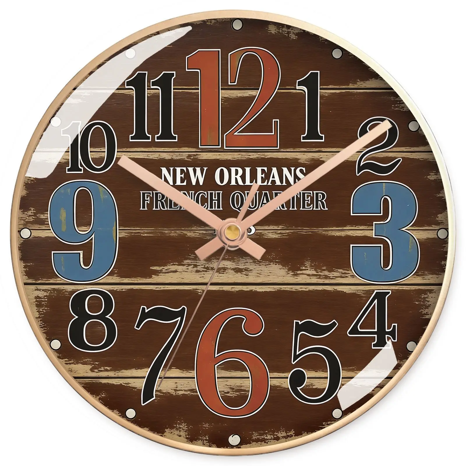 

Original 14inch American Retro Wall Clock Silent Wall-mounted Quartz Clocks
