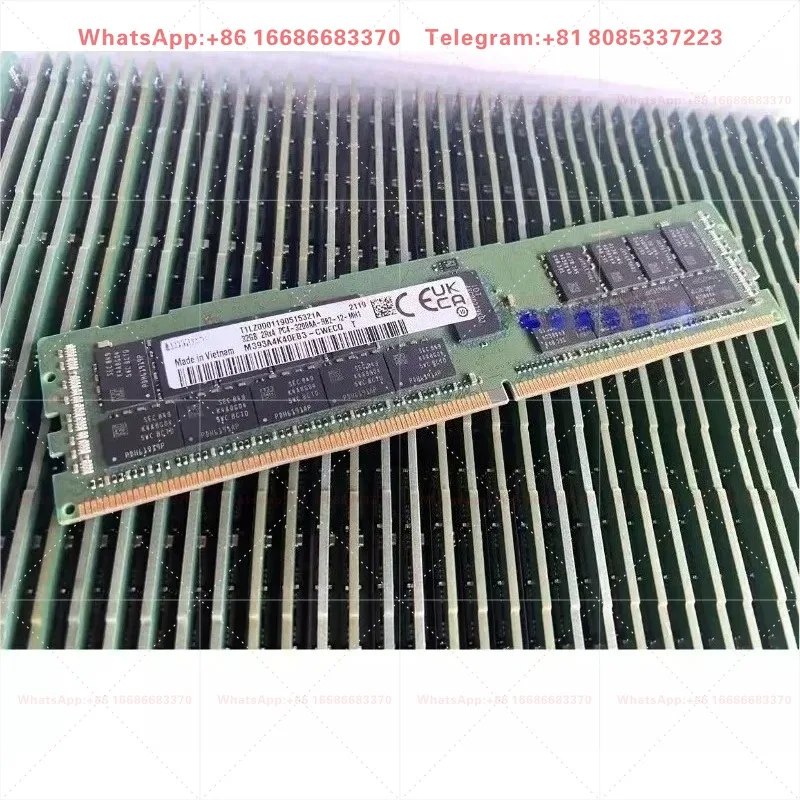 Compatible 32G 2RX4 DDR4 ECC REG Server RAM, PC4 2400 2666 2933 3200 High Speed Memory Module, Industrial Instrument Accessories