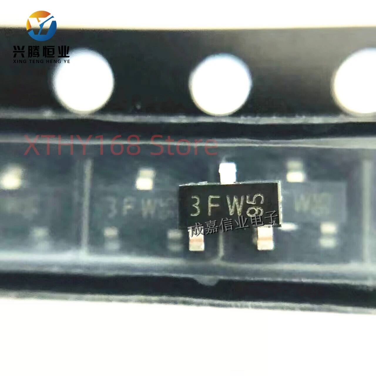 100pcs/Lot BC857B SOT-23-3 MARKING;3FW PNP Bipolar Transistors - BJT Trans GP BJT PNP 45V 0.1A 250mW Automotive 3-Pin