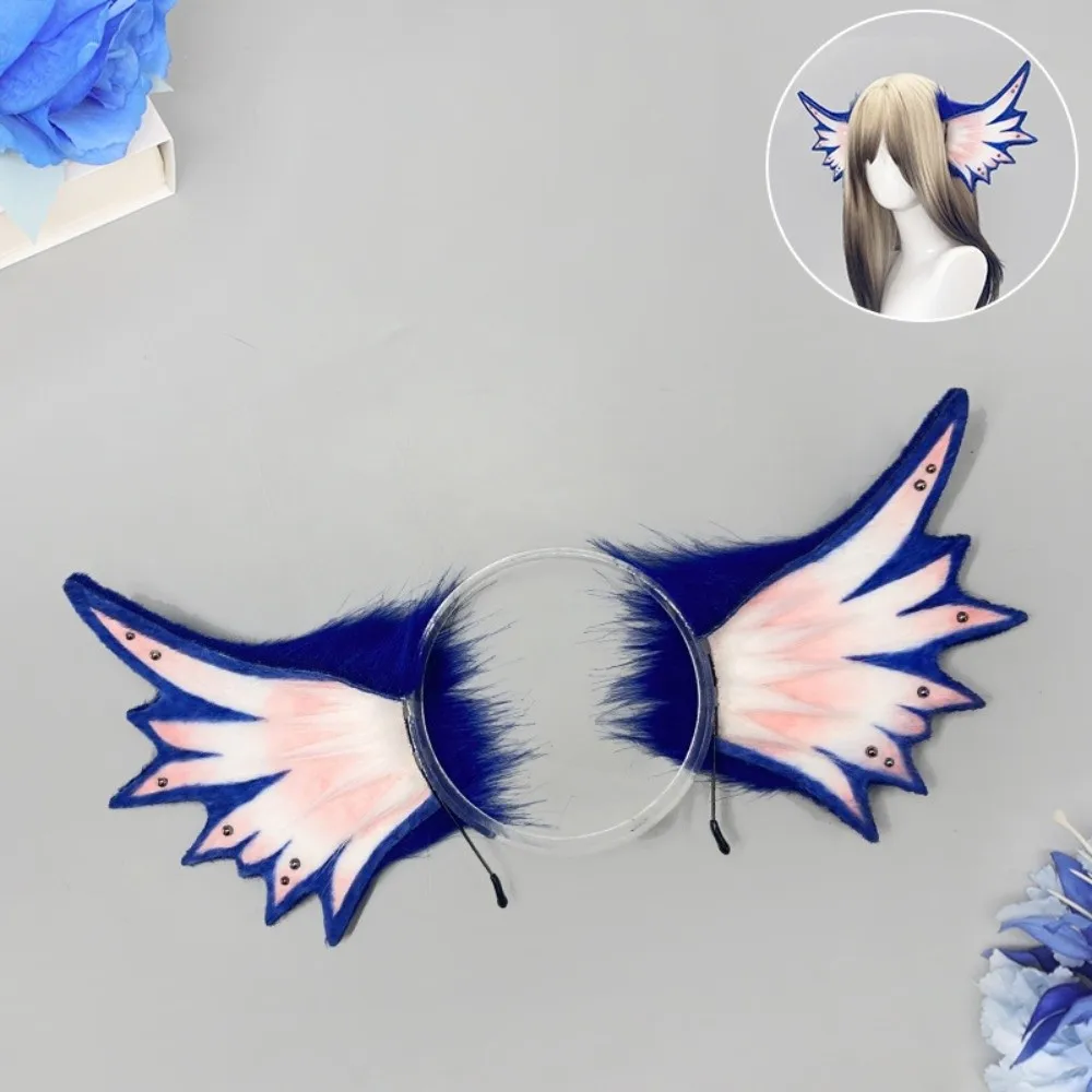 Sweet Elf Siren Mermaid Ears Headband Hair Hoop Gothic Fish Fin Hair Band Animals Ears Cosplay Headwear Makeup