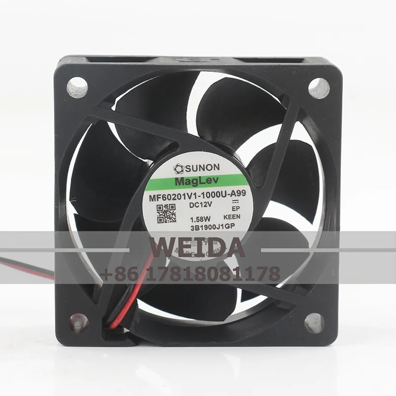 

Оригинальный Sunon 24 В 48 В постоянного тока 12 В 1,58 Вт AC EC 6020 60X60X20 мм 6 см корпус преобразователя частоты 2-проводной MF60201V1-1000U-A99 охлаждающий вентилятор