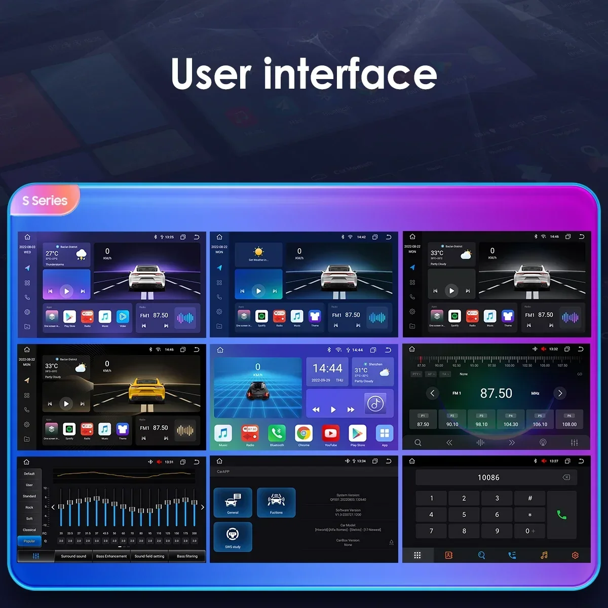 Radio samochodowe z Androidem dla Peugeot 308 3008 308 SW Radio samochodowe dla Peugeot 408 CRZ 2012 - 2020 Carplay 2 Din ekran odtwarzacza