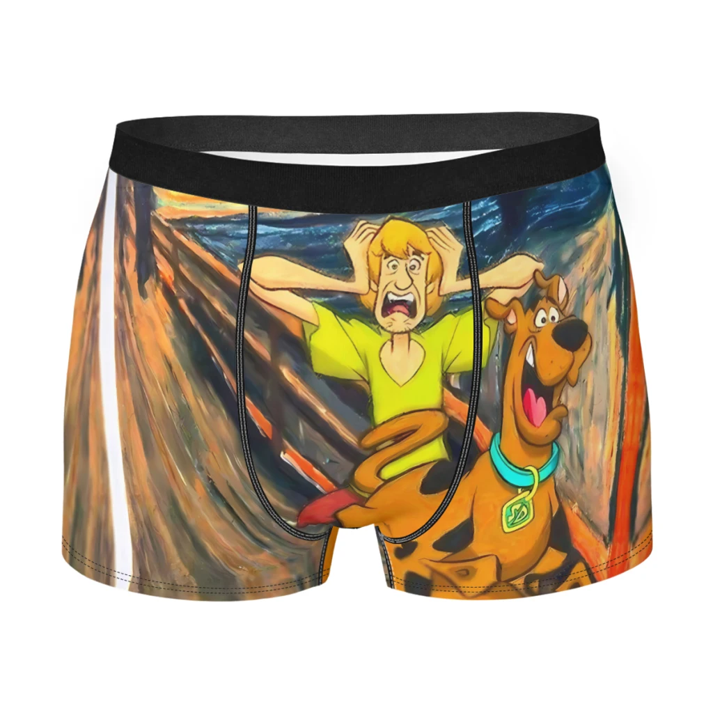 Copy Of Illustration Graffiti Underpants Homme Panties Men's Underwear Sexy Shorts Boxer Briefs