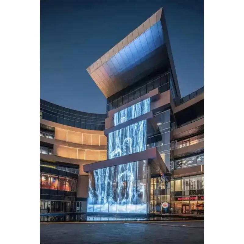 P6.25 250x1000mm Full Color Transparent Led Film Screen Display Video Wall Advertising Holographic Flexible LED Screen On Glass