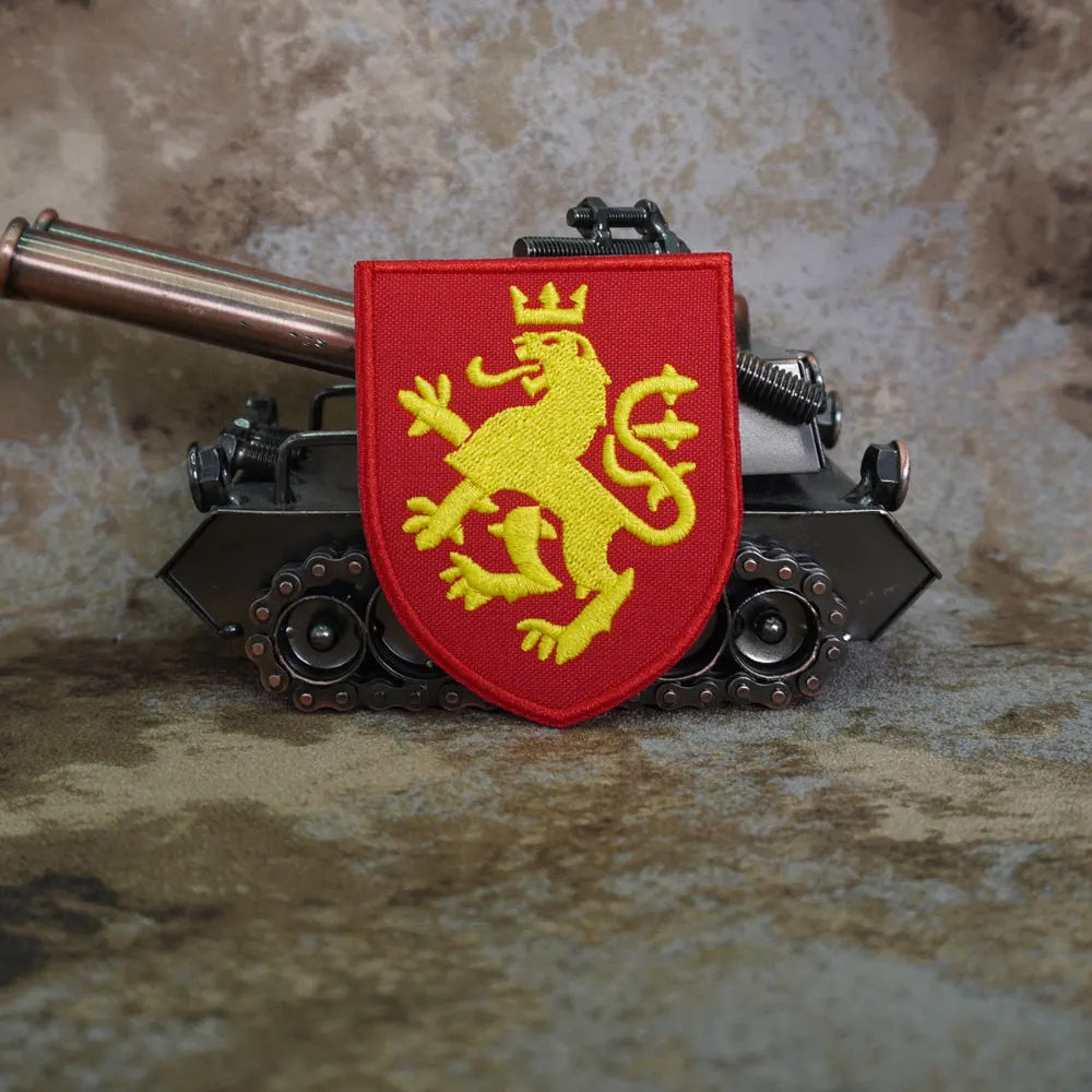 علم مقدونيا الشمالية بقع التطريز التكتيكي، رائعة وعالية الجودة، تستخدم للملابس، الظهر مع السنانير أو الحديد على #2