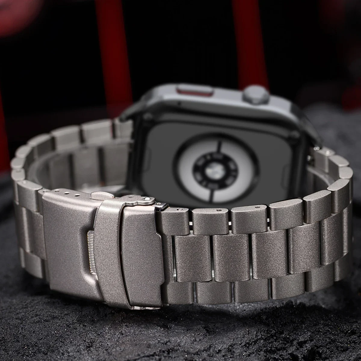 ไทเทเนียมหรูหราสําหรับนาฬิกา Huawei D2 ธุรกิจสายรัดโลหะสําหรับ Huawei Watch D2 ไม่มีช่องว่างสายรัดข้อมืออุปกรณ์เสริม