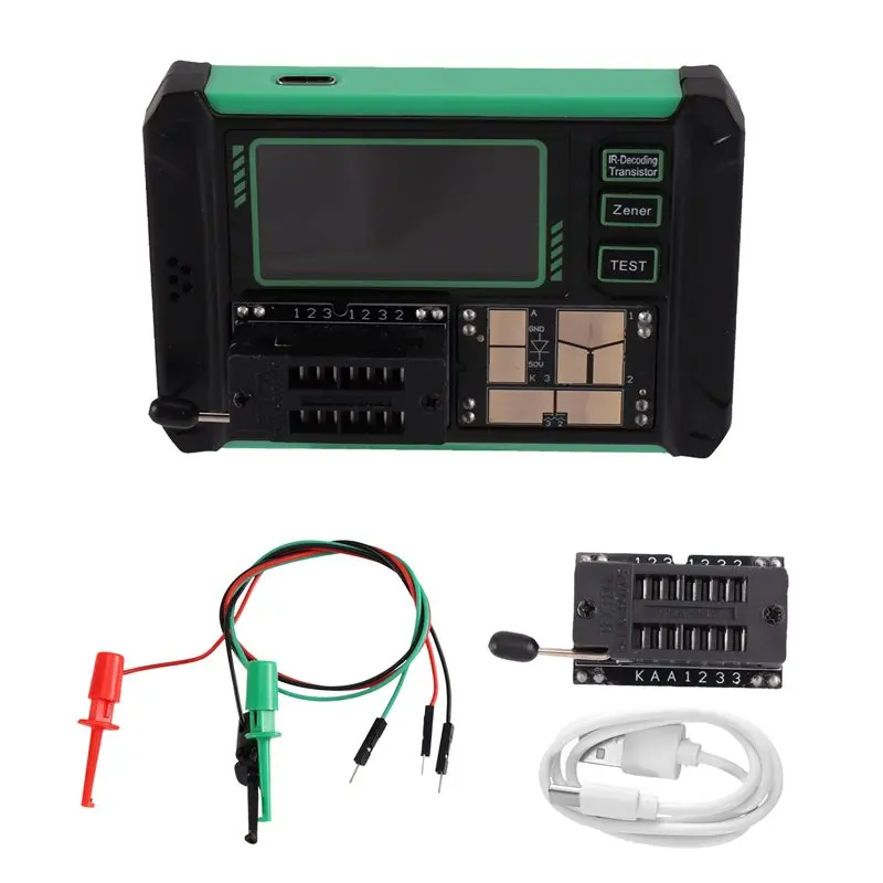 A95I-Electronic Component Testing LCD Digital Multimeter Transistor Tester MOS Field-Effect Triode Capacitor Resistance Meter