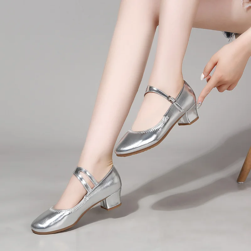 Customized Women's Dance Shoes Modern Dance Social Salsa Latin Modern Performance Dance Shoes Women pointe shoes ballet