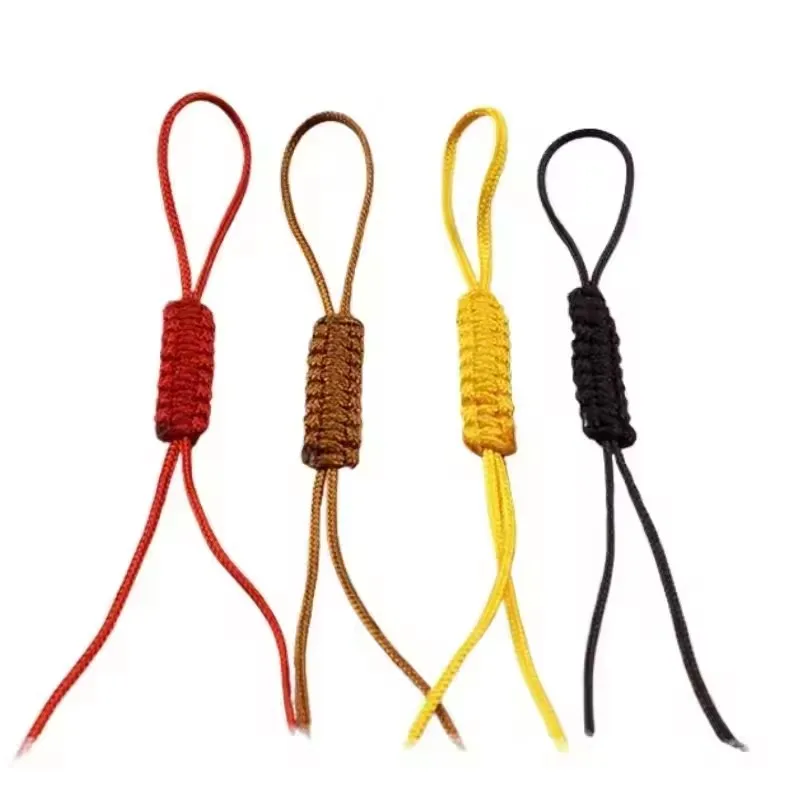 

5pcs/Lot Teapot Purple Clay Teapot Rope Wrist Strap Diy Jade Thread Handmade Woven Anti Drop Tea Set Small Gift Jewelry