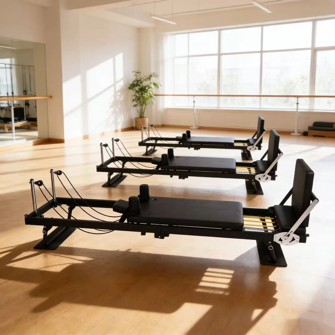 Balance Professional Yoga Fitness Pilates Machine Foldable Pilates Shaping Machine Yoga Training Bed for Balance Training
