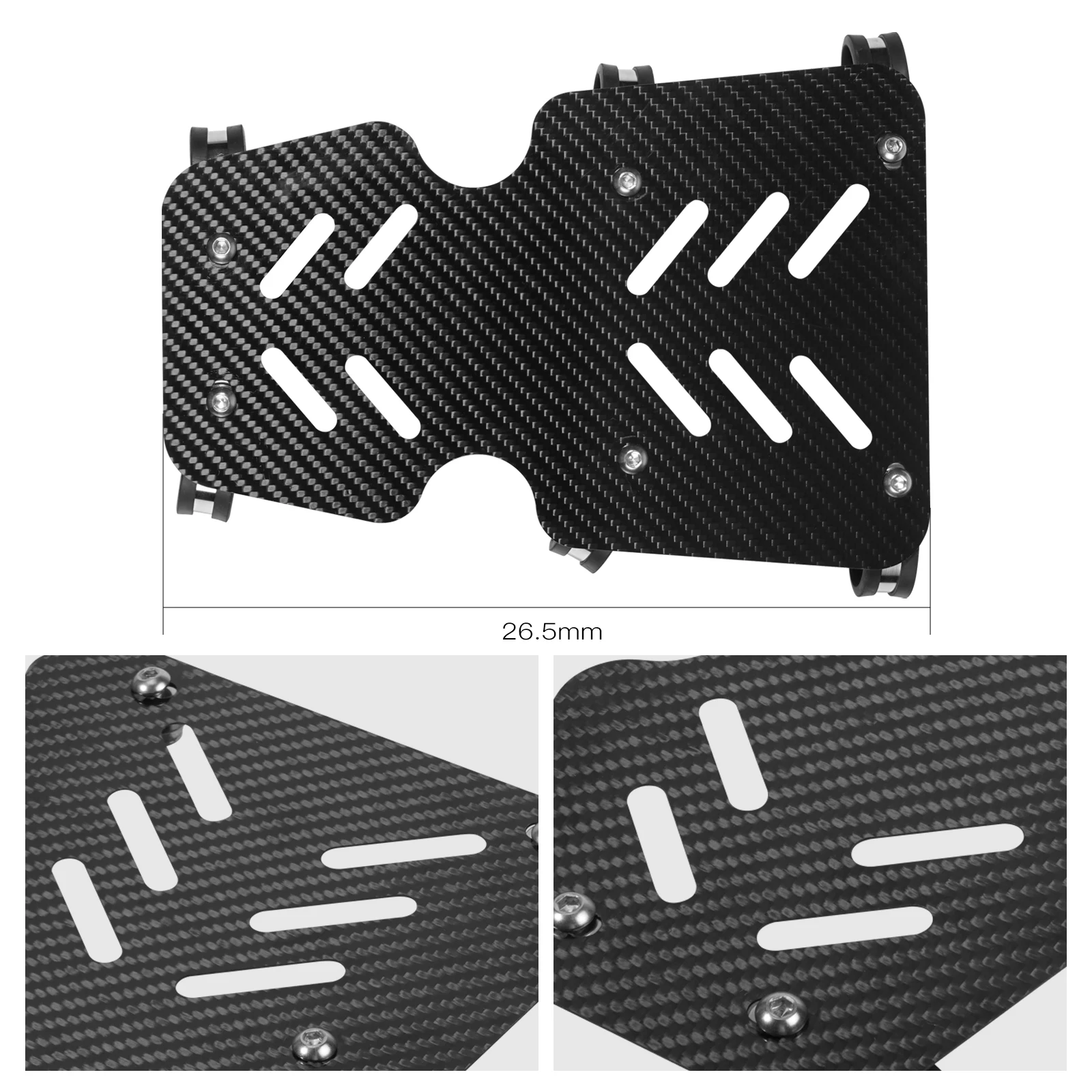 ATV TRX 450R Kühler-Schlammschutzabdeckung für Honda TRX450R TRX450ER 2006–2014 50100-HP1-601ZD – Detail 2