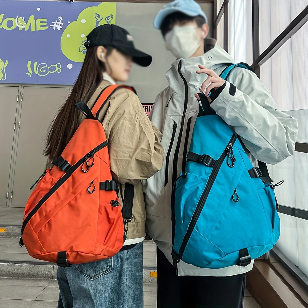 Brusttasche mit großem Fassungsvermögen, Sport-Umhängetasche, Fahrradtasche, Arbeitstasche, neue funktionelle und vielseitige Umhängetasche – Detail 7