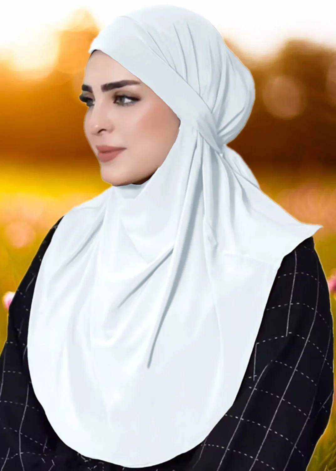 

Мусульманский женский хиджаб, мгновенный шарф, платок, трикотаж, повязка на голову, повязка, Амира, никаб, ислам, молитвенный хиджаб, никаб, химар, шарфы