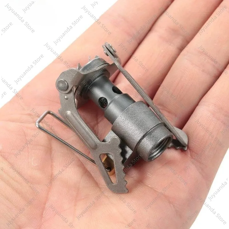 BRS Outdoor Gas Stove Mini Camping Gas Burner 25g Ultralight Titanium Picnic Hiking Cooking Stove Survival Furnace BRS-3000T