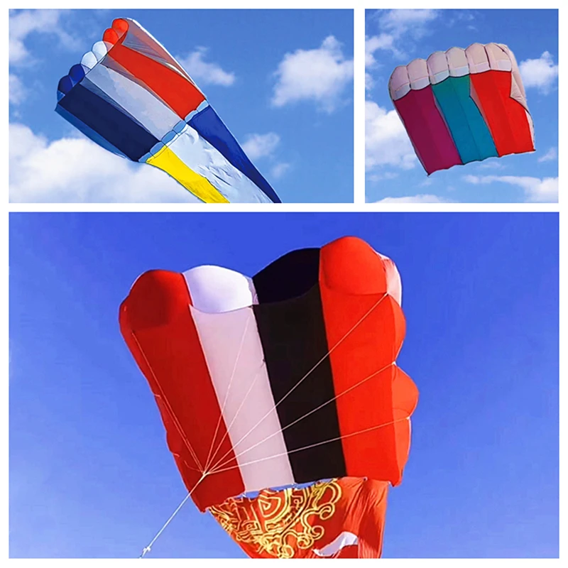 

free shipping 32sqm pilot kite flying large soft kite parachute kite pendant Inflatable toys show kites Air bounce kite surfing