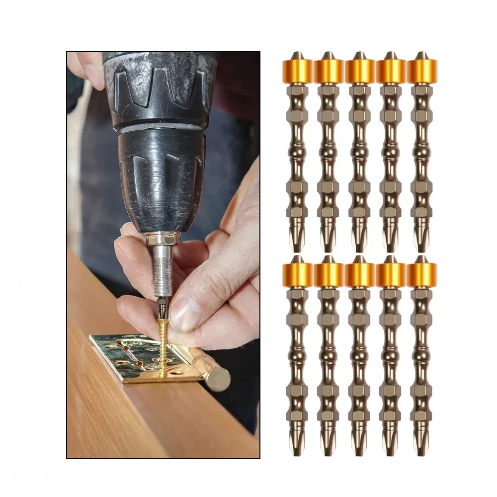 1 PC 헤드 전기 스크루 드라이버 강력한 자기 고경도 전기 스크루 드라이버 65mm 크로스 헤드