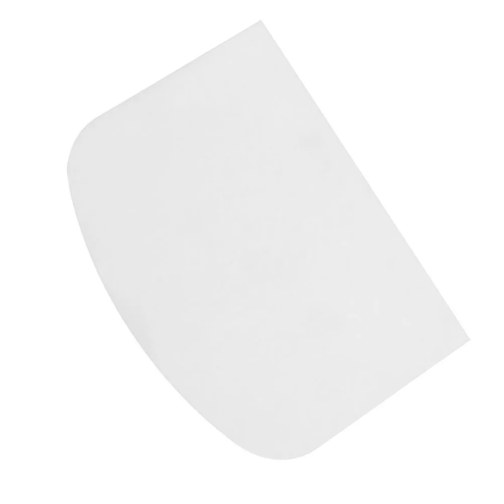 

Baking Scraper Plastic Semicircle Design for Dough Butter Pastry and Cake Cream Scraping Essential Kitchen Baking Accessories
