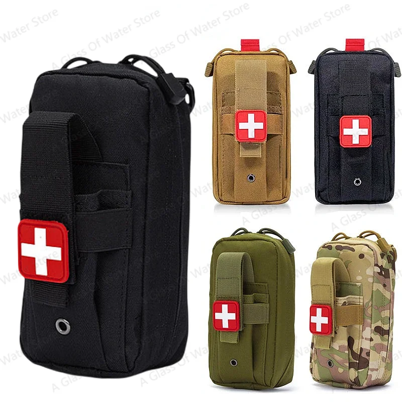 First aid kit, medical EDC kit, tactical MOLLE, outdoor medical kit, tourniquet, scissors, waist bag, fan, tactical kit