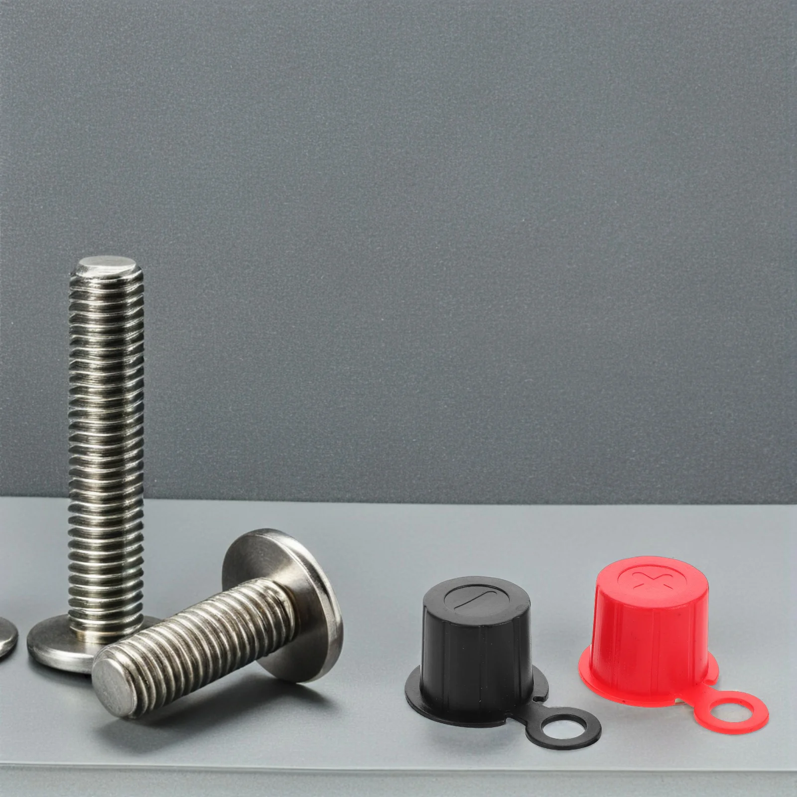 

1Pair Top Post Terminal Protective Caps Durable Car Post Covers Insulation Covers Vehicle Rv Boat Accessories