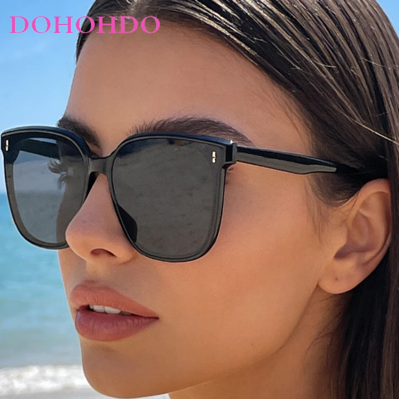 

New Fashion Square Rivets Men's And Women's Sunglasses Brand Outdoor Travel Sunshade Glasses Sunglasses UV400 Protective Glasses