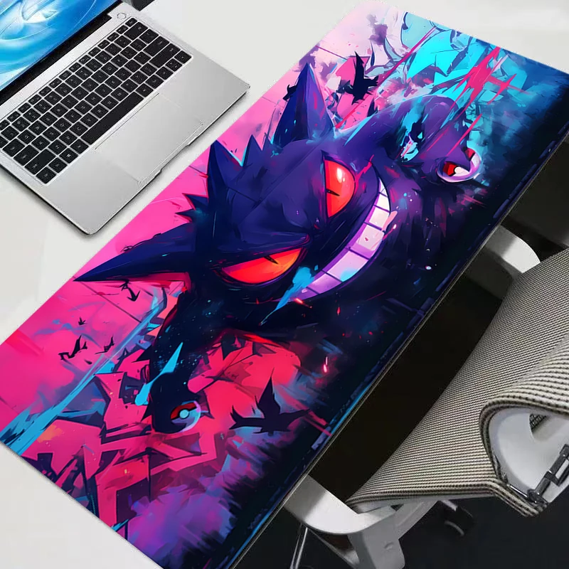 Mouse Pad Gaming Accessories Pokemon Pikachu Gengar Computer Keyboard Gamer Designed Specifically For e-sports Games Mousepad