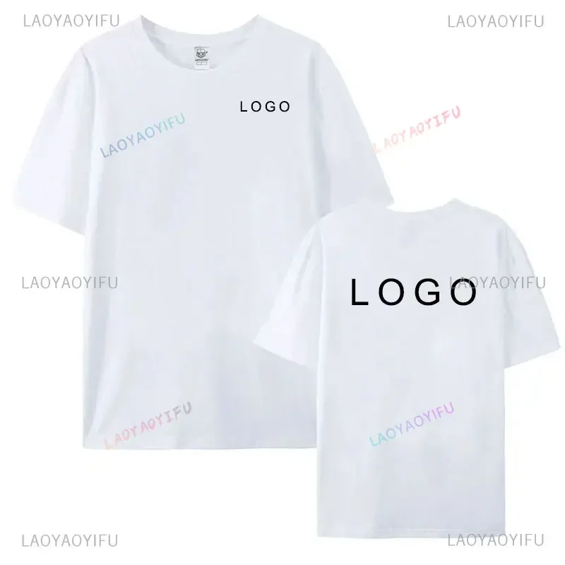 High Quality Cotton Customized Printed Short-sleev T Shirt  Fashion Custom Unisex Tops Tees DIY Your Like Photo or Logo T-shirt