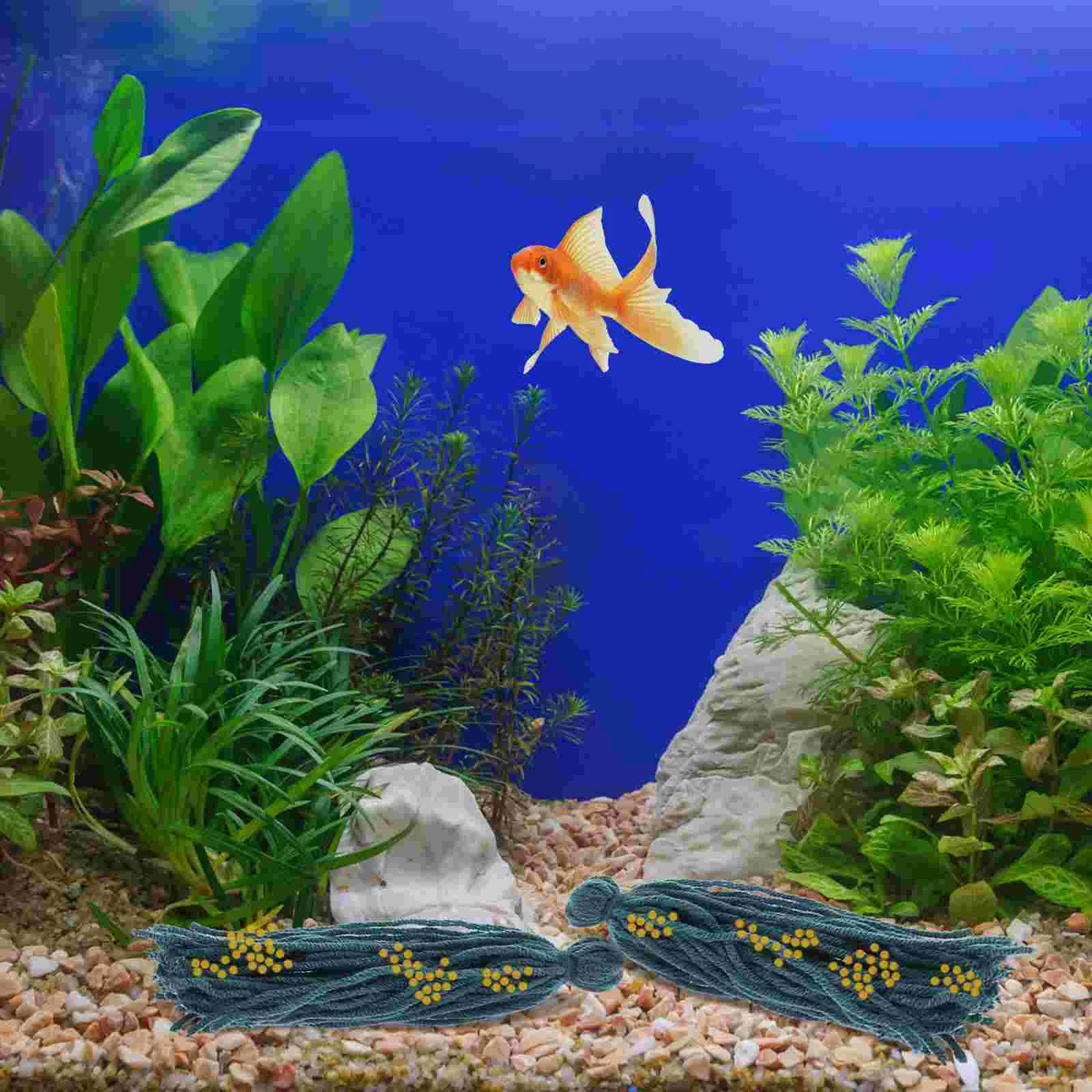 5 Pcs Fish Tank Spawning Mop Shrimp Breeding Mops Angelfish Crib Aquarium Yarn Adornment