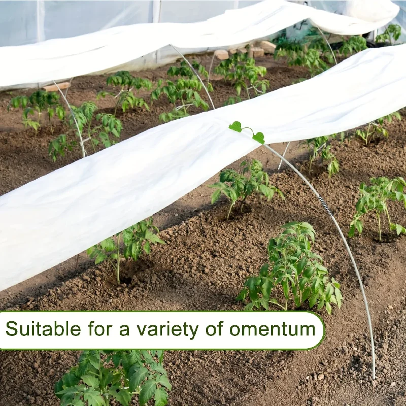 Wider Plant Tunnel Greenhouse Hoops - Rust-proof Fiberglass Garden Poles & DIY Plant Supported Garden Stakes for Farm Crops