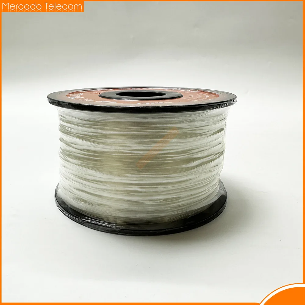 

500M Fiber Optic Cable G657A2 0.9mm Diameter PVC Invisible Fiber Optical Drop Cable Transparent Patch Cord Indoor