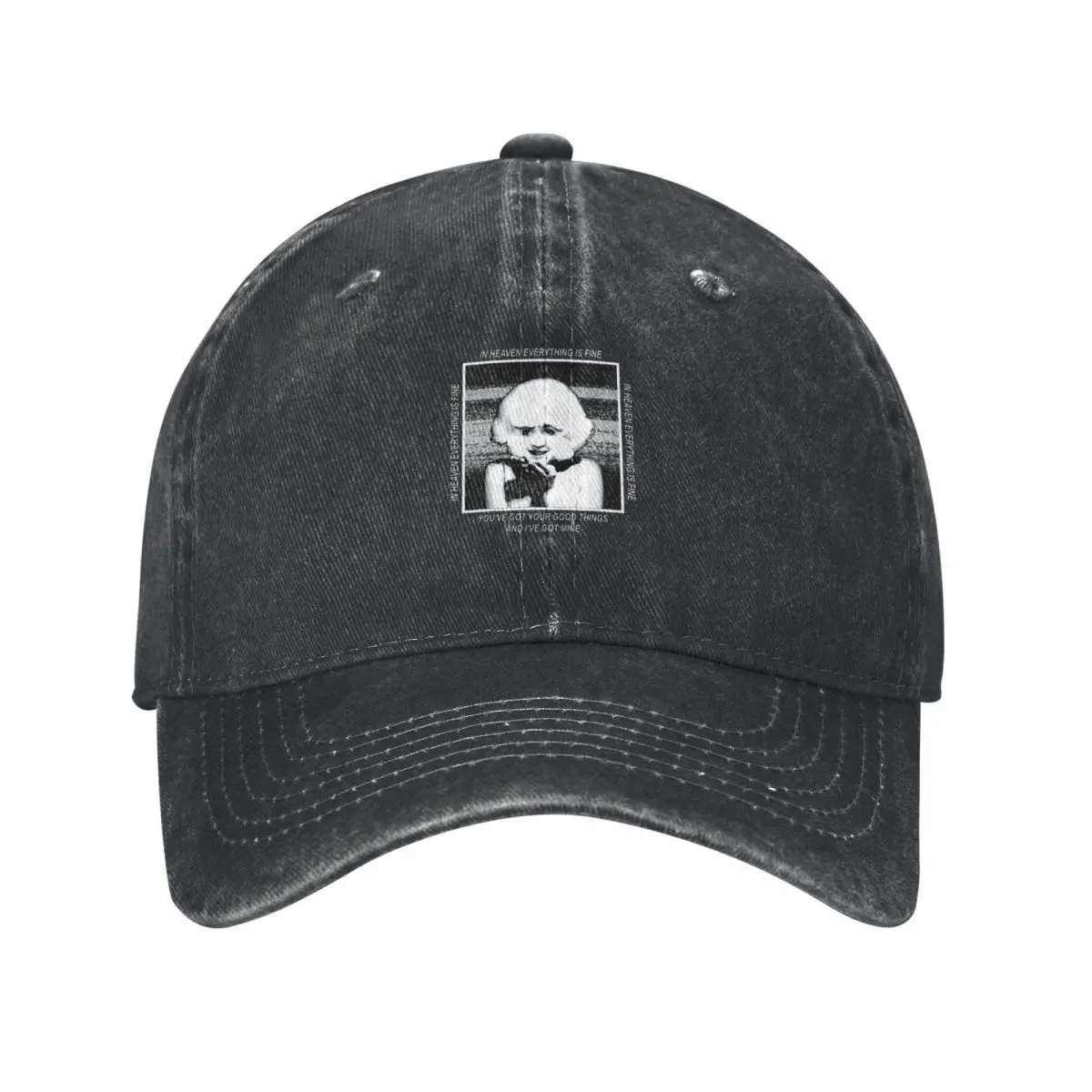 In Heaven David Lynch Eraserhead Lady in the Radiator Baseball Cap Vintage fishing hat Women's Beach Visor Men's