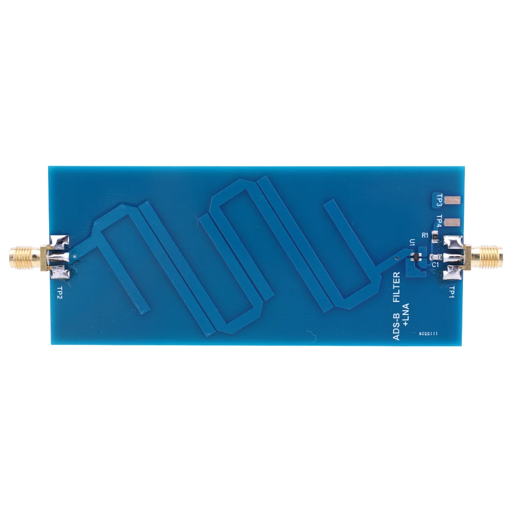 ADS-B Bandpass Filter SMA Standard Female Head +LAN Passband Filter Board 20dB Active Gain for Software Radio SDR