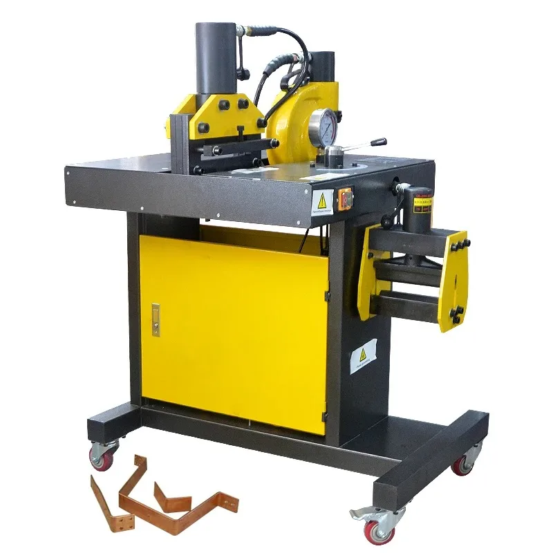 

Custom DHY-200 3-in-1 Multifunctional Copper Bus Punching Bending Cutting Machine 200mm * 12mm
